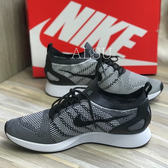 Nike Zoom Mariah Flyknit Racer Black Pure Plat Men - Picture 3 of 8
